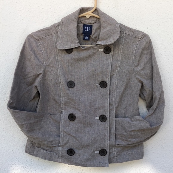 GAP cropped double breasted jacket - Picture 2 of 11